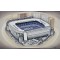 Bernabeu Stadium Fine Art Original Oil Painting - Real Madrid CF Bernabeu Stadium Fine Art Original Oil Painting - Real Madrid CF